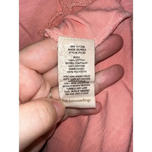 Soft Surroundings Lace Detailed Top - Picture 8 of 8